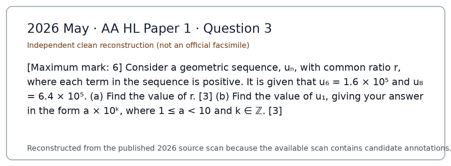 Original question 3