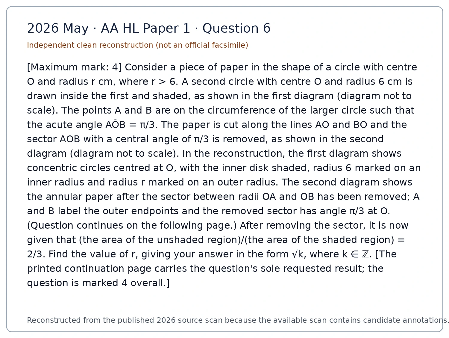 Original question 6