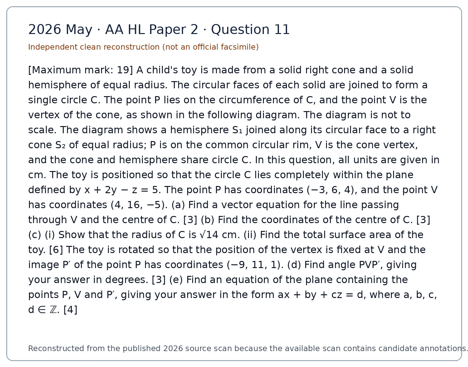 Original question 11