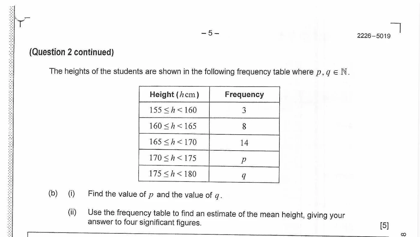 Original question 2 page 2