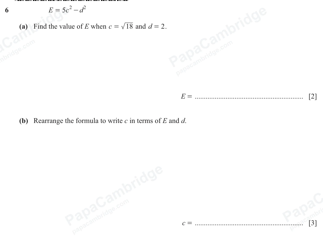Original question 6