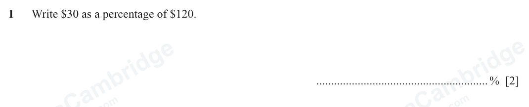 Original question 1