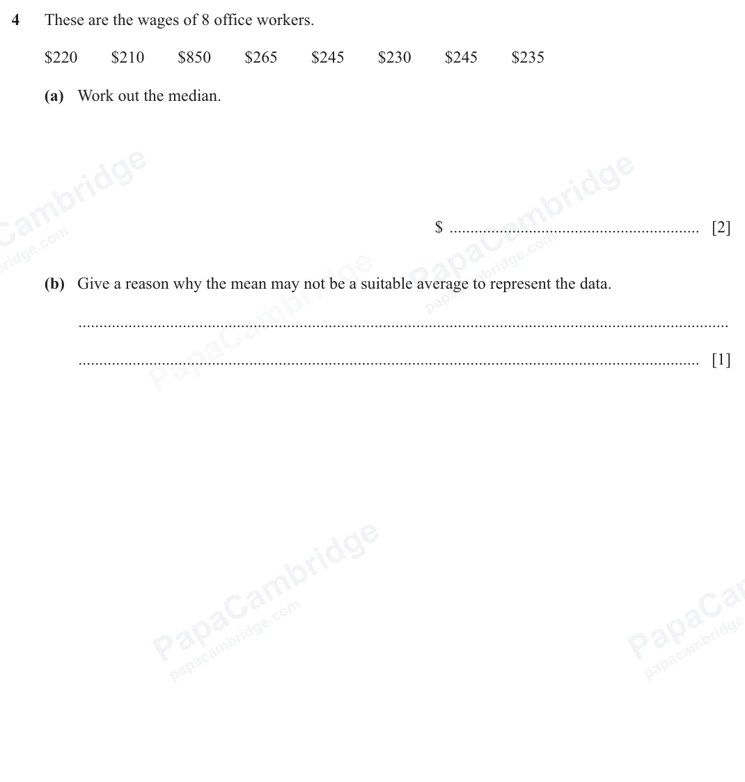Original question 4